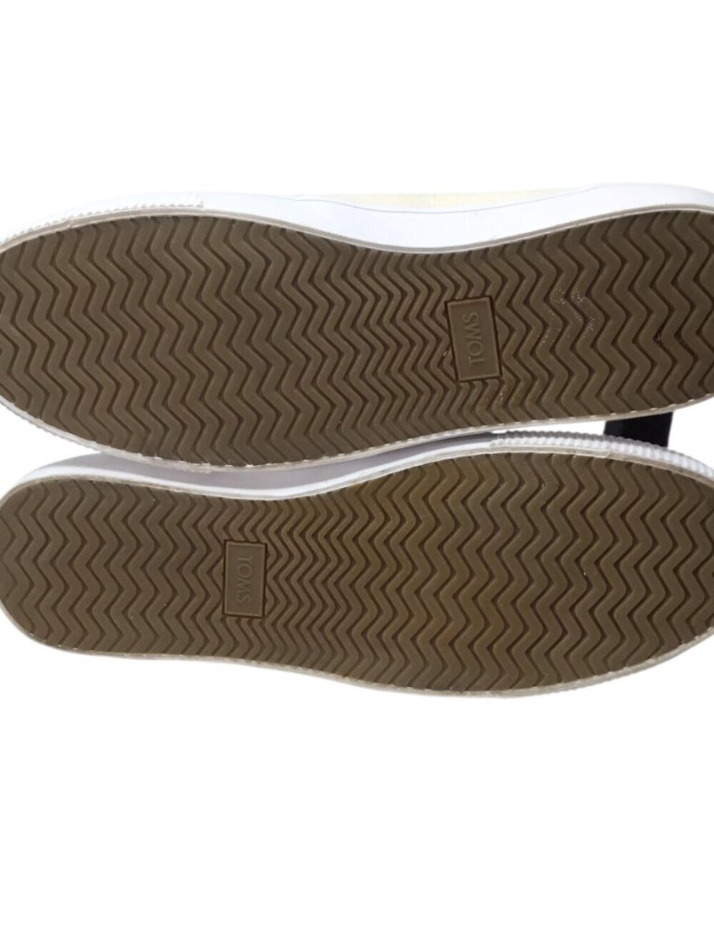 Toms Carlo Mid Terrain Canvas Sneakers Natural Off White Size 11 Lace Up - Picture 8 of 9